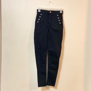 AE Next Level Super High-Waisted Black Jegging